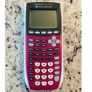 Texas Instruments- TI-84 PLUS Silver Edition- Pink